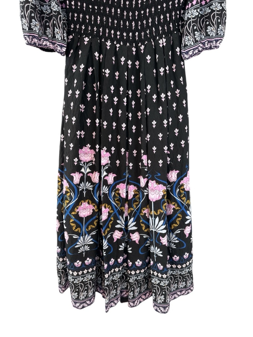 Anthropologie Dasha Smocked Floral Midi Dress - Picture 10 of 14